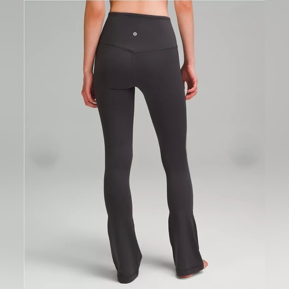 Lululemon Align High Rise Mini Flare Leggings Size 10 Grey